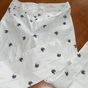 Lilly Pulitzer main line straight leg Jean. Size 8 LikeNew!
